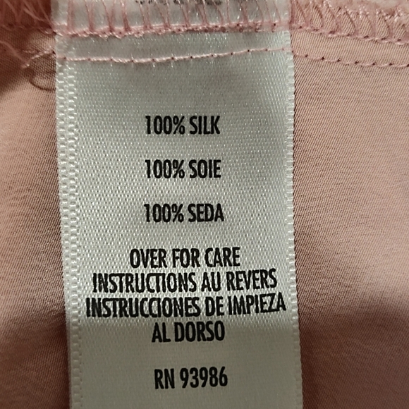 100% Silk pink blouse - Picture 3 of 4